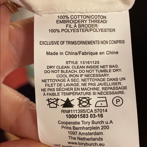 Tory Burch Embroidered Tunic - Picture 8 of 8